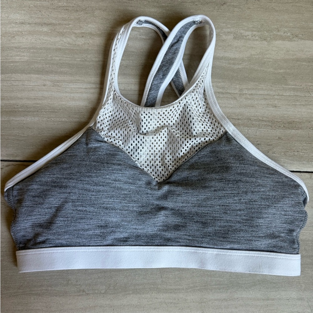 Lorna Jane high neck mesh sports bra